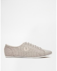 Fred Perry Alley 1964 Gray Canvas Sneakers