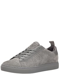 Armani Jeans Saffiano And Suede Low Top Fashion Sneaker