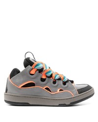 Lanvin Curb Lace Up Sneakers