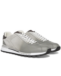 Berluti Fast Track Torino Suede And Leather Sneakers