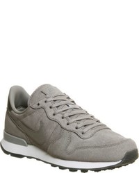 Nike Internationalist Id Leather And Textile Trainers