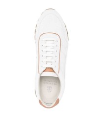 Brunello Cucinelli Low Top Panelled Sneakers