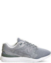 New Balance Ml1550 Suede And Mesh Trainers