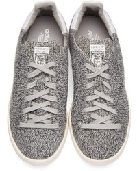 adidas Originals Grey Primeknit Stan Smith Sneakers