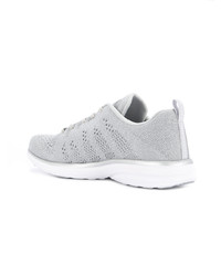 Apl Perforated Lace Up Sneakers