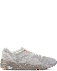 Puma Pink Detailing Textured Sneakers