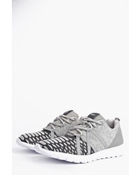 Boohoo Running Trainers With Patterned Front
