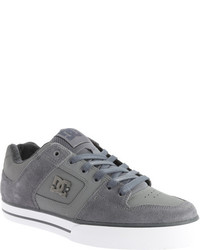 DC Shoes Pure Xe Greygreywhite Lace Up Shoes