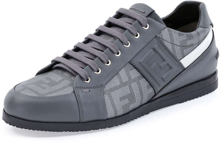 Fendi Softy Lace Up Low Top Sneaker 