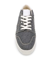 Ami Spring Leather Trimmed Sneakers