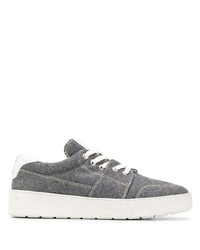 Ami Spring Leather Trimmed Sneakers