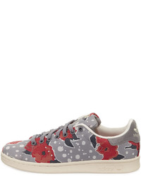 adidas Stan Smith Floral Sneaker Solid Grayunity Pink