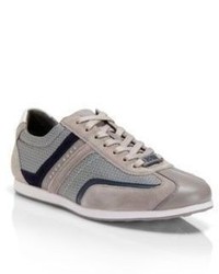 Hugo Boss Stremmo Sneakers Leather Trim 11 Grey