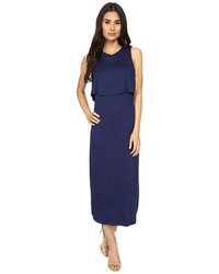 Culture Phit Cora Midi Layered Dress With Side Cut Outs