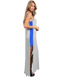 Mason by Michelle Mason Jersey Maxi Dress In Heather Greycobalt