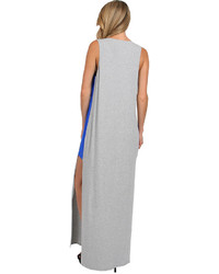 Mason by Michelle Mason Jersey Maxi Dress In Heather Greycobalt