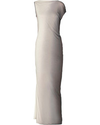 Helmut Lang Shadow Ombr Modal And Silk Blend Jersey Maxi Dress