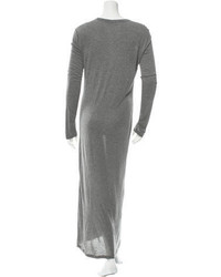 Alexander Wang T By Long Sleeve Maxi Dress