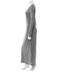 Alexander Wang T By Long Sleeve Maxi Dress