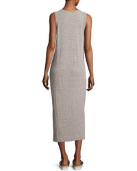 Current/Elliott The Perfect Muscle Tee Maxi Dress Gray
