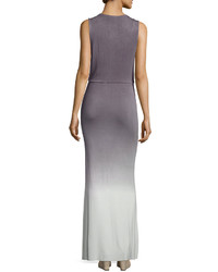 Young Fabulous And Broke Vanessa Ombre Jersey Maxi Dress Gray
