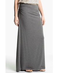 Caslon Convertible Maxi Skirt Medium Heather Grey X Large