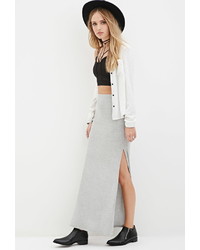 Forever 21 Ribbed Knit Maxi Skirt, $19 | Forever 21 | Lookastic