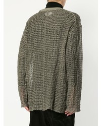 Song For The Mute Mesh Detail Sweater