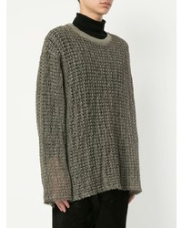 Song For The Mute Mesh Detail Sweater