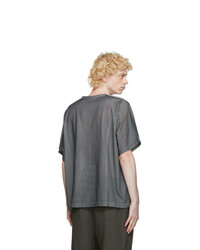 Issey Miyake Men Grey A Poc 24g T Shirt