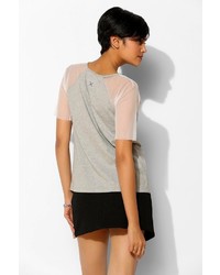 Urban Outfitters First Base Mesh Baseball Tee