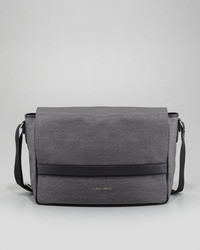 Grey Messenger Bag