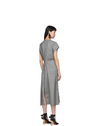 Loewe Grey Draped Dress
