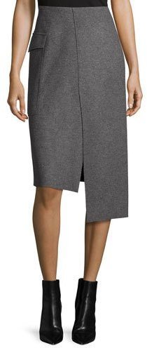 grey felt skirt