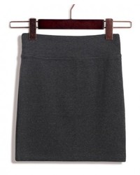 ChicNova Relaxed Style Elastic Waist Slim Fit Mini Skirt