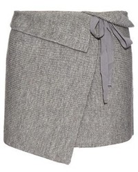 Etoile Isabel Marant Isabel Marant Toile Lyneth Wrap Front Knit Mini Skirt
