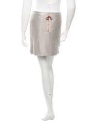 Louis Vuitton Metallic Mini Skirt