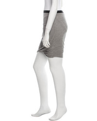 Helmut Lang Ruched Mini Skirt