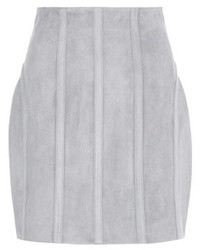 Balmain Suede Miniskirt