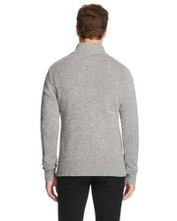 Merona Button Mock Neck Sweater Manhattan Mist Tm