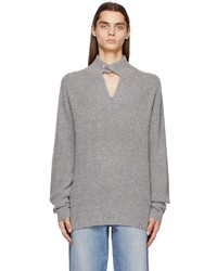 Tanaka Grey Wool Comfy Sweater