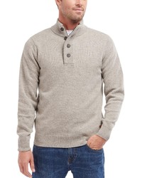 Barbour Patch Wool Quarter Zip Pullover
