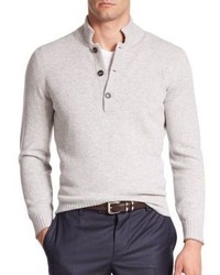Brunello Cucinelli Splitneck Cashmere Sweater