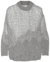 Maison Martin Margiela Open Knit Wool Blend Sweater