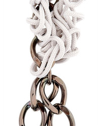 Alienina Altrove Brass And Nylon Chain Necklace
