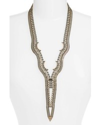 Lionette by Noa Sade Hudson Swarovski Crystal Statet Necklace