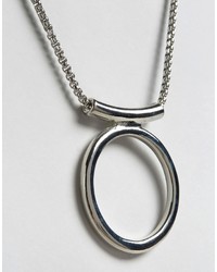 Asos Sleek Circle Necklace
