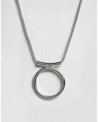Asos Sleek Circle Necklace
