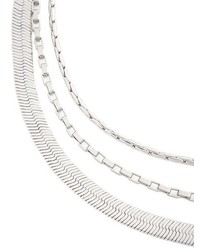 Nordstrom Triple Chain Collar Necklace