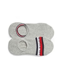 Tommy Hilfiger 2 Pack Logo Liner Socks